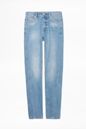 Erini Jeans - Women's worn effect jeans