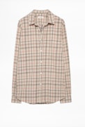 Saly Check Shirt - Men's checked shirt.