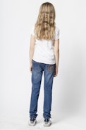 Pantalon Megan - Pantalon bleu enfant;