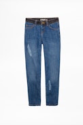 Pantalon Megan - Pantalon bleu enfant;