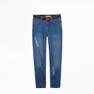 Pantalon Megan - Pantalon bleu enfant;