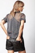 Tiny Cannetille Blouse - Women’s ruffled blouse.