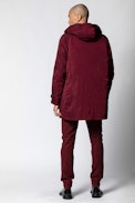 Kattle Amo Tech Parka - Men’s burgundy parka.