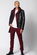 Kattle Amo Tech Parka - Men’s burgundy parka.