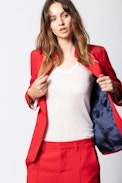 Pantalon Panda Satin - Pantalon costume en satin.