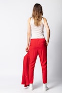 Pantalon Panda Satin - Pantalon costume en satin.