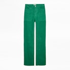 Pista Velours Pants - Velvet flared pants