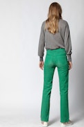 Pista Velours Pants - Velvet flared pants