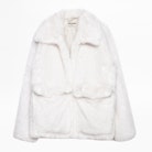 Manteau Mays Show - Manteau court en fausse fourrure femme.