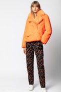 Manteau Freeze - Blouson orange femme.