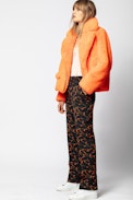 Manteau Freeze - Blouson orange femme.