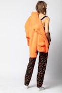 Manteau Freeze - Blouson orange femme.