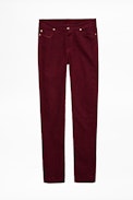 Hose David Velvet - Herrenhose aus Samt.