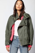 Keep Mili Jacket - Women’s khaki jacket.