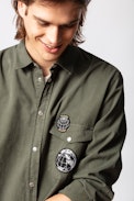 Stan Mili Badge Shirt - Men’s military shirt.