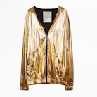 Koody Jacket - Women’s gold-tone jacket.