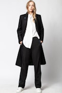 Manteau Marcova  - Manteau noir long femme