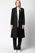 Manteau Marcova  - Manteau noir long femme
