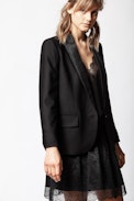 Jimy Lace Jac Leo Silk Skirt - Silk and lace skirt.