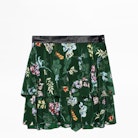 Jupe Soie Jim Print Season - Jupe imprimée en soie.