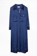 Robe Roa Satin - Robe chemise femme.