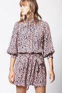 Rivali Leo Dress - Women’s leopard print dress.