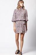 Rivali Leo Dress - Women’s leopard print dress.