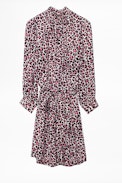 Rivali Leo Dress - Women’s leopard print dress.