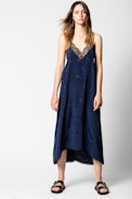Risty Jac Guitare Silk Dress - Women’s long dress.