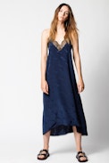 Risty Jac Guitare Silk Dress - Women’s long dress.