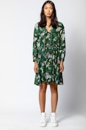 Robe Soie Resist Print Season - Robe courte imprimé fleuri