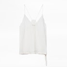 Top Seda Chris Jac Leo - Top lencero para mujer con detalle de encaje.