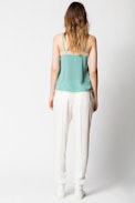 Camel Silk Camisole - Women’s silk camisole.