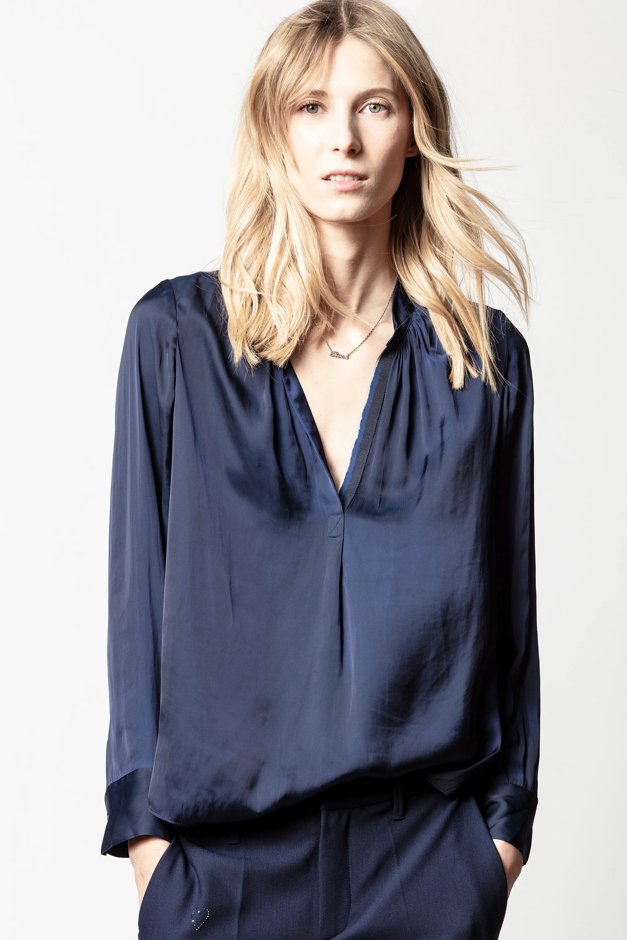 Chemisier Zadig & Voltaire Taille M - Prune En Polyester - Neuf Sans étiquettes