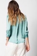 Touch Paradise Tunic - Women's satin shirt.
