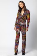Captain Print Silk Jumpsuit - Silk jumpsuit