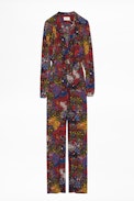 Captain Print Silk Jumpsuit - Silk jumpsuit