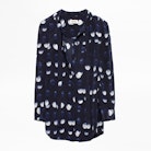 Tunique Soie Touch Dots - Chemise imprimée en soie
