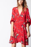 Vestido Seda Remi Daisy - Vestido estampado para mujer.