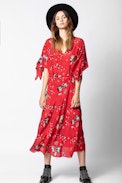 Robe Soie Rap Daisy - Robe longue en soie.