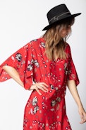 Robe Soie Rap Daisy - Robe longue en soie.