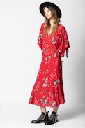 Robe Soie Rap Daisy - Robe longue en soie.