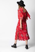 Robe Soie Rap Daisy - Robe longue en soie.