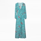 Robe Soie Rikko Daisy - Robe longue en soie.