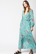 Robe Soie Rikko Daisy - Robe longue en soie.