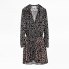 Kleid D-Reveal - Bedrucktes kurzes Kleid.