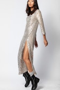 Rising Sequin Dress - Women’s long sequined dress