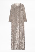Rising Sequin Dress - Women’s long sequined dress