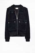 Leonard Suede Show Jacket - Men’s suede leather jacket.