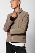 Linki Suede Jacket - Men’s suede leather jacket.